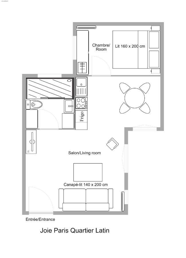 Apartamento Joie Paris Quartier Latin Exterior foto